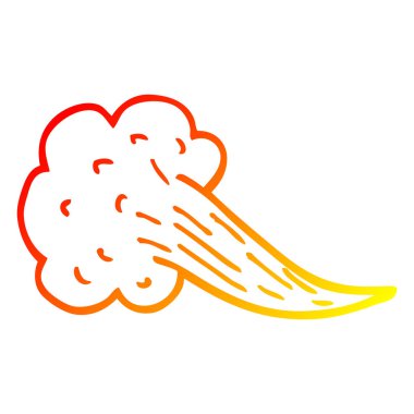 sıcak degrade çizgi çizim karikatür ifade balonu