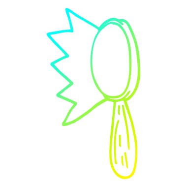 soğuk degrade çizgi çizim karikatür büyüteç büyüteç