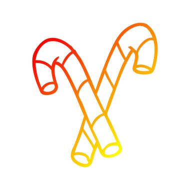 sıcak degrade çizgi çizim şeker kamışı