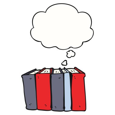 çizgi film kitapları ve düşünce balonu