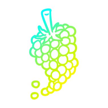 soğuk degrade çizgi üzüm demet çizim