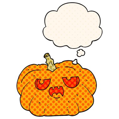 çizgi film kabak ve çizgi roman tarzında düşünce balonu