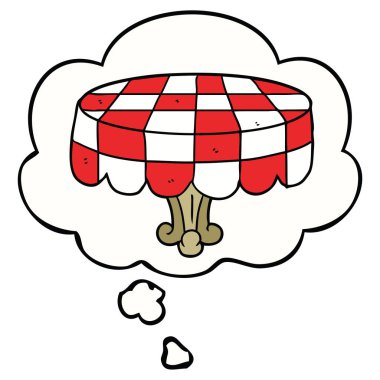 karikatür tablo ve düşünce balonu