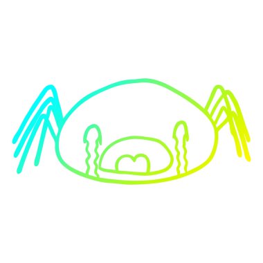 soğuk degrade çizgi çizim cadılar bayramı örümcek ağlama