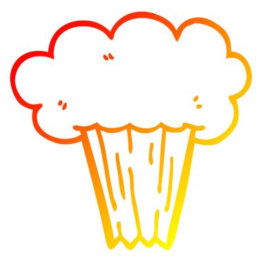 sıcak degrade çizgi çizim karikatür patlama