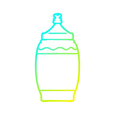 soğuk degrade çizgi çizim karikatür ketçap şişe