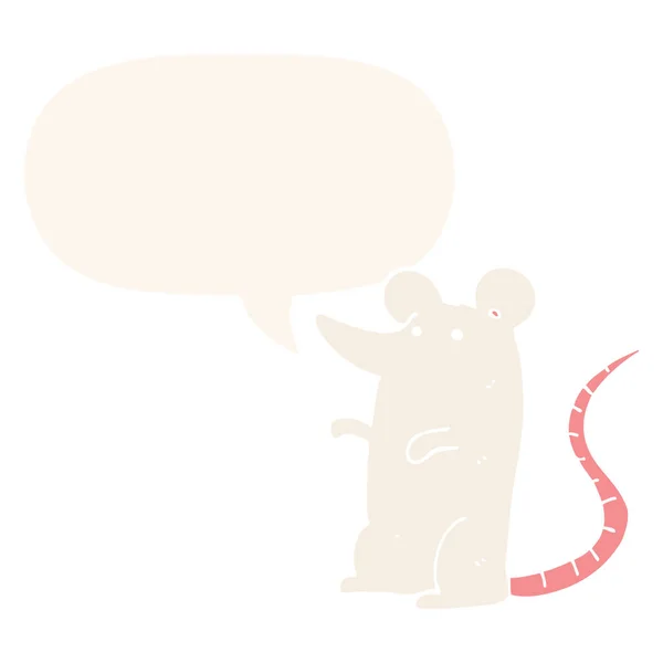 Kreslená bublina krys a řeči v retro stylu — Stockový vektor