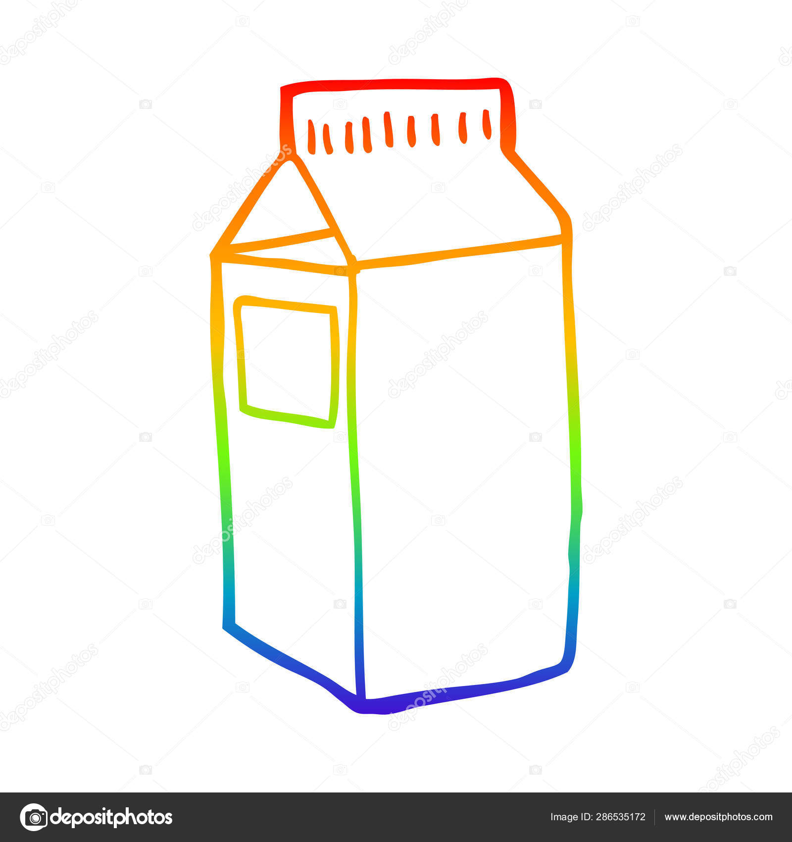 Arco iris gradiente línea dibujo dibujos animados leche cartón vector, gráfico vectorial © lineartestpilot imagen #286535172 Arco iris gradiente línea dibujo dibujos animados leche cartón vector, gráfico vectorial © lineartestpilot imagen #286535172
