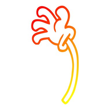 sıcak degrade çizgi çizim karikatür el hareketleri