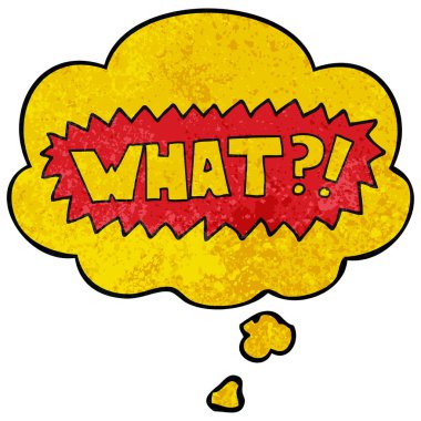 karikatür kelime Ne?! ve grunge doku deseni düşünce kabarcık