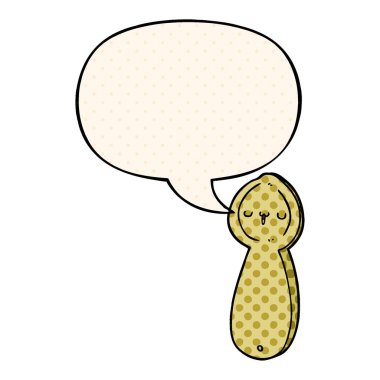 çizgi film kaşık ve çizgi roman tarzında konuşma balonu