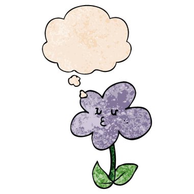 vektör doku desen kumaş karikatür çiçek ve düşünce