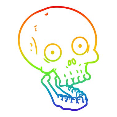 gökkuşağı degrade çizgi çizimi 