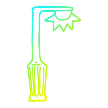 soğuk degrade çizgi çizim karikatür lamba sonrası