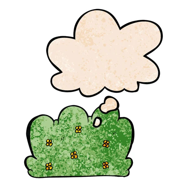 grunge doku desen tarzı karikatür çit ve düşünce balonu