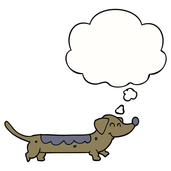 Мультяшний собака і мисливська бульбашка — стоковий вектор