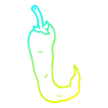 soğuk degrade çizgi çizim karikatür acı biber