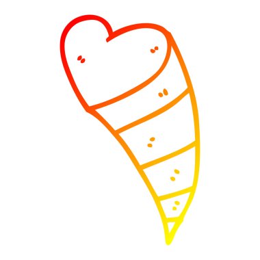 sıcak degrade çizgi çizim karikatür çekim kalp dekoratif ele