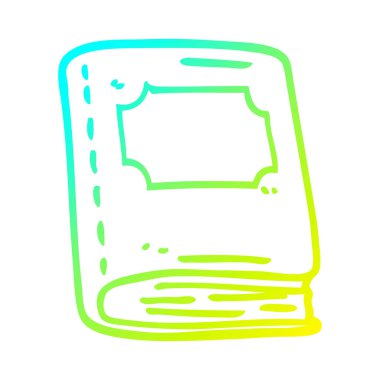 soğuk degrade çizgi çizim karikatür okuma kitabı