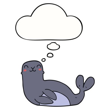 karikatür mühür ve düşünce balonu