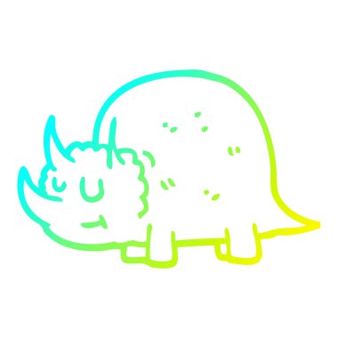 soğuk degrade çizgi çizim karikatür tarih öncesi dinozor