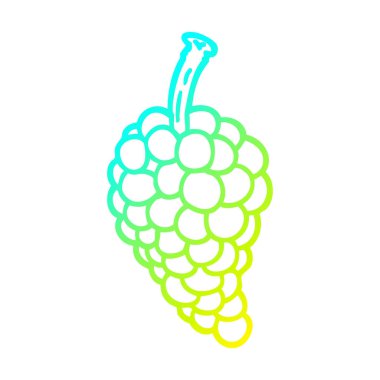 soğuk degrade çizgi üzüm karikatür demet çizim