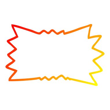 sıcak degrade çizgi çizim karikatür patlama sembolü