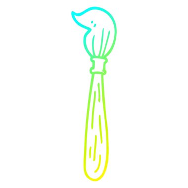 soğuk degrade çizgi çizim karikatür boya fırçası