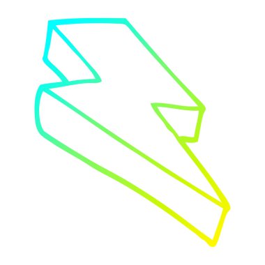 soğuk degrade çizgi çizim karikatür yıldırım