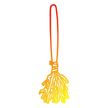 sıcak degrade çizgi çizim cadılar cadılar süpürge