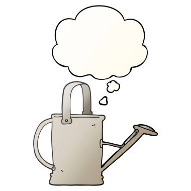 karikatür sulama olabilir ve pürüzsüz degrade tarzında kabarcık düşündüm