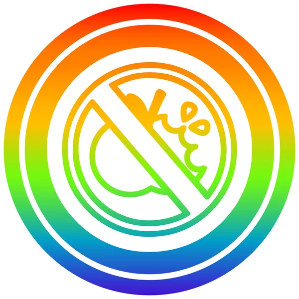 gökkuşağı spektrumunda hiçbir sağlıklı gıda dairesel