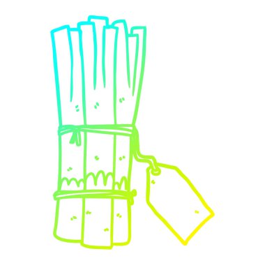 soğuk degrade çizgi pırasa organik demet çizim