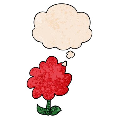 vektör doku desen kumaş karikatür çiçek ve düşünce