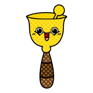 çizgi roman tarzı çizgi film okul zili