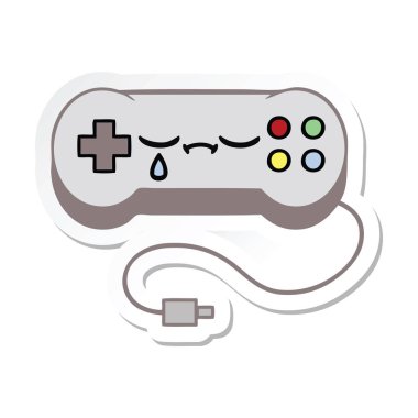 sevimli bir çizgi film oyunu kontrolü etiketi