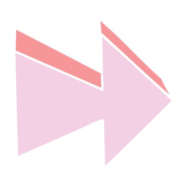 ilginç el çizilmiş karikatür oku