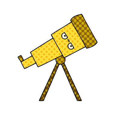 çizgi roman tarzı çizgi film teleskop