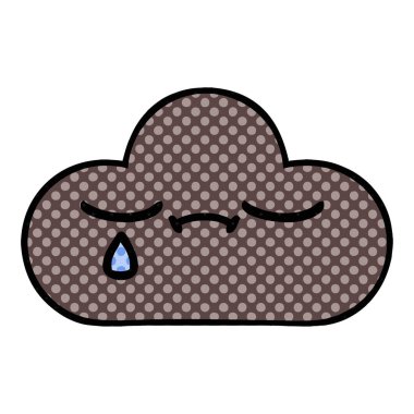 çizgi roman tarzı çizgi film fırtına bulutu