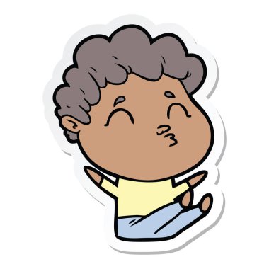 surat asmayı bir çizgi film adamın etiket