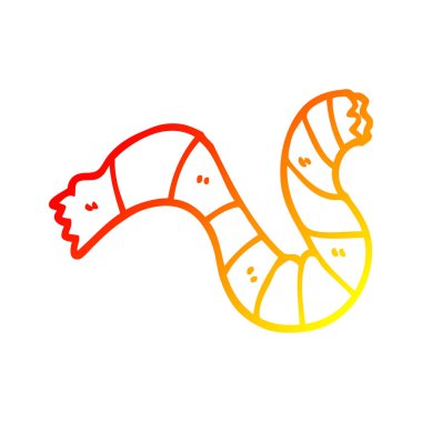 sıcak degrade çizgi çizim Karikatür halat