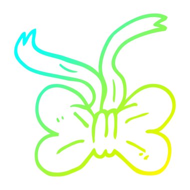 soğuk degrade çizgi çizim karikatür papyon