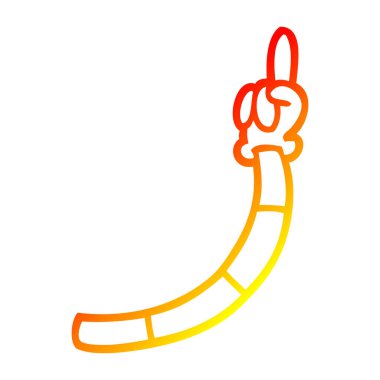 sıcak degrade çizgi çizim karikatür retro el hareketleri