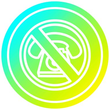 soğuk degrade spektrumda soğuk çağrı dairesel