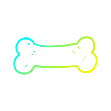 soğuk degrade çizgi çizim karikatür kemik