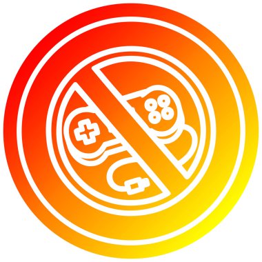 sıcak degrade spektrumda hiçbir oyun dairesel