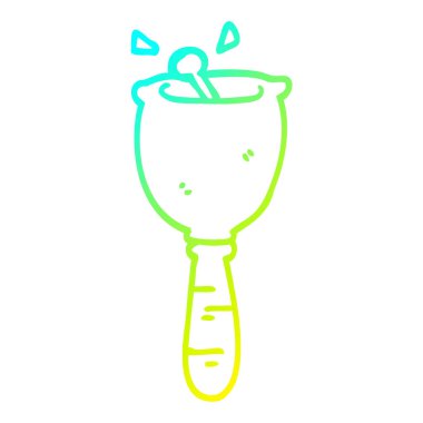 soğuk degrade çizgi çizim karikatür zil çan