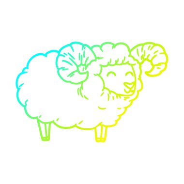 soğuk degrade çizgi çizim karikatür ram