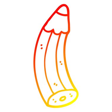 sıcak degrade çizgi çizim karikatür kalem