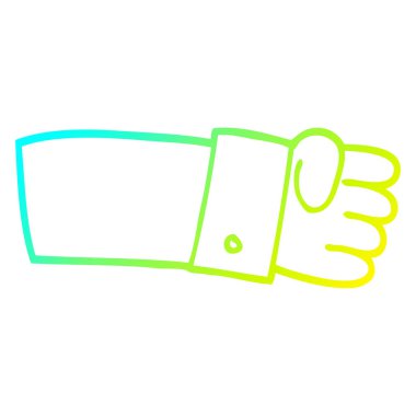 soğuk degrade çizgi çizim karikatür judo chop gömlek kol